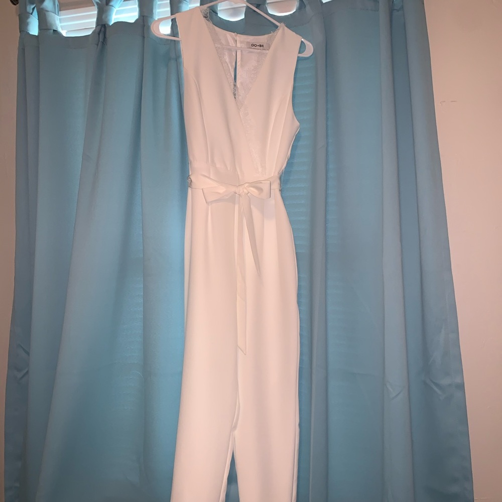 White DO+BE Be Jumpsuit